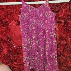 Mudd Girls Pink Flora Sundress Size 10